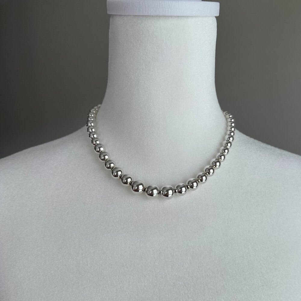 Tiffany HardWear Graduated Ball Necklace Sterling Silver